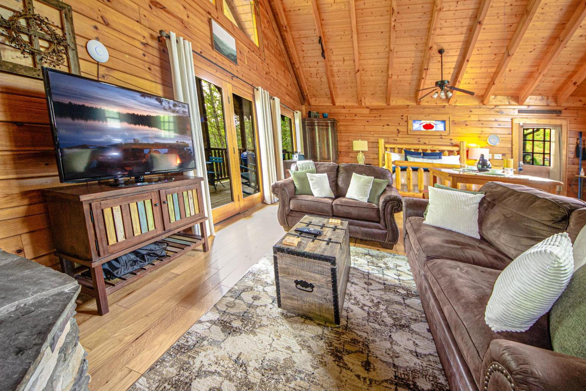 Love Me Tender Studio Cabin Sevierville Quarto foto